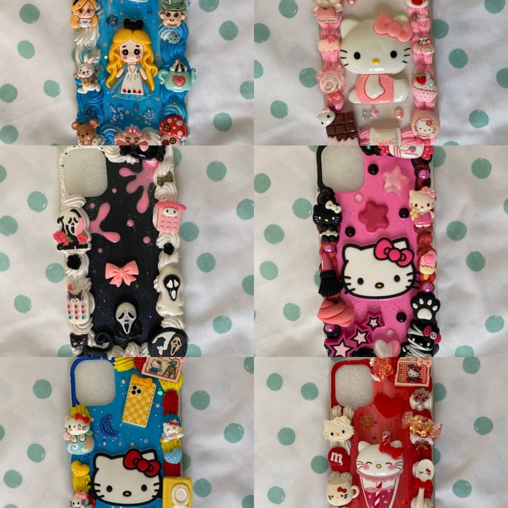 Cute Decoden Phone Case Bundle iPhone 11
